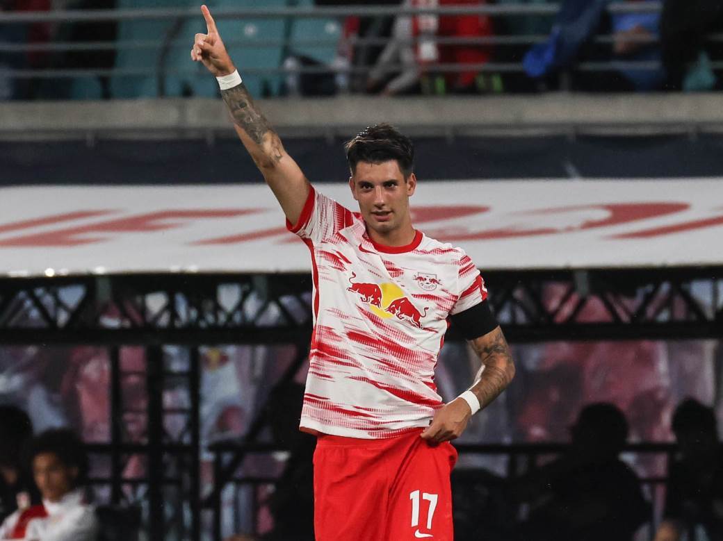  rb lajpcig - štutgar 4:0 2. kolo bundeslige dva sjajna gola dominik soboslaj 