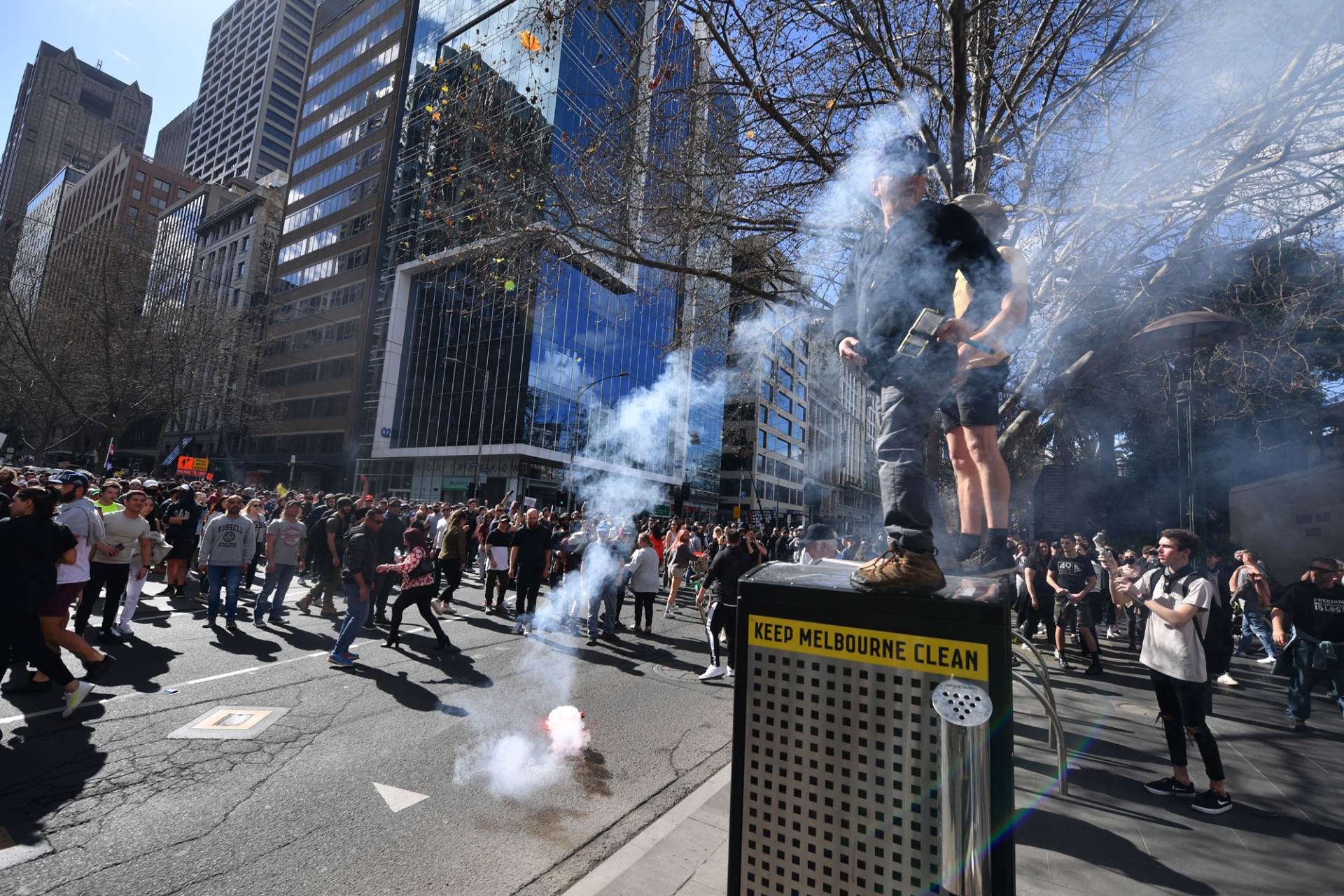  Protesti u Australiji protiv mjera zatvaranja 