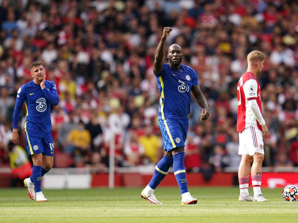 arsenal - čelsi 0-2 strijelac romelu lukaku 