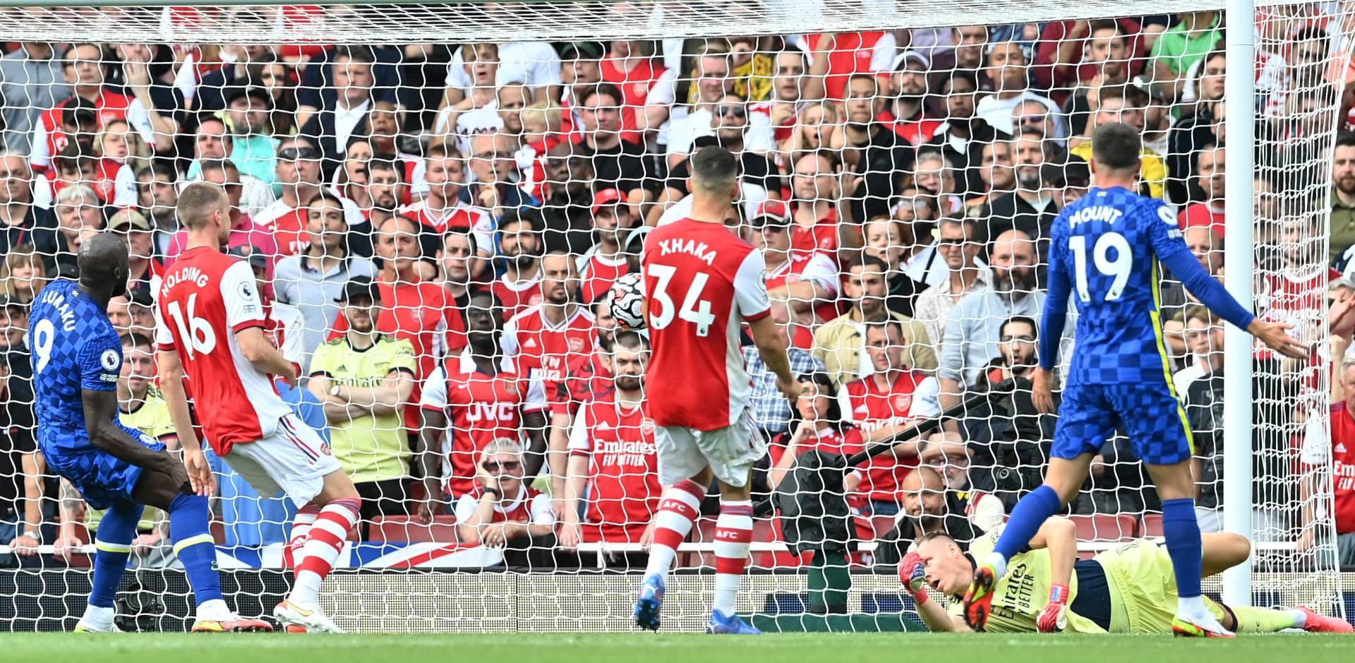 arsenal - čelsi 0-2 strijelac romelu lukaku 