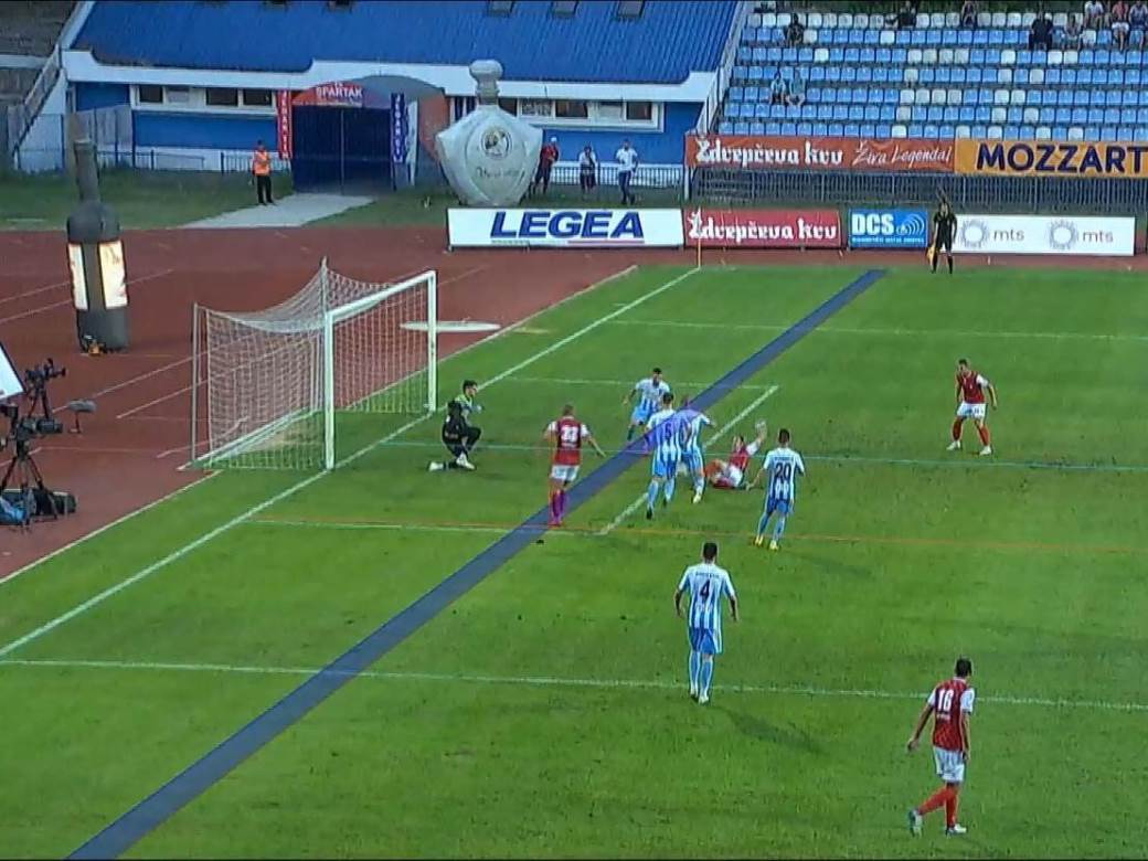  superlgia srbije var 7 minuta spartak napredak 