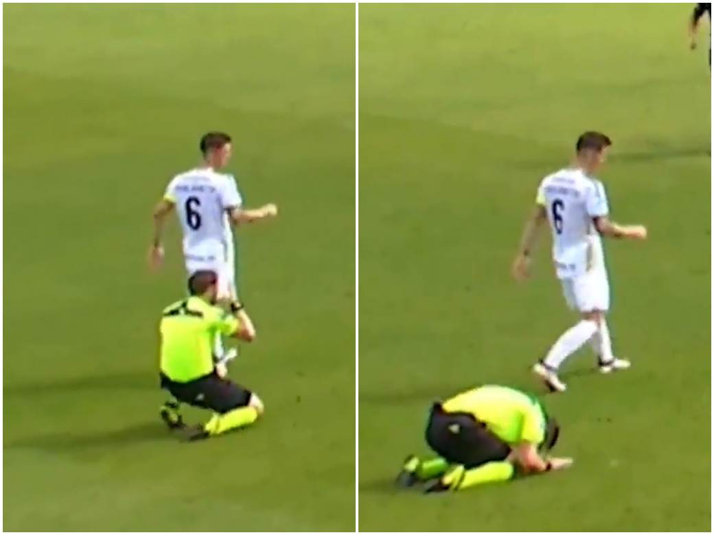  sudija pao na koljena zbog greške 