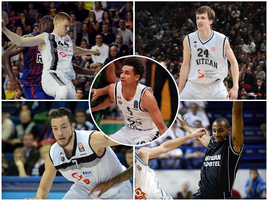  stranci u kk partizan 