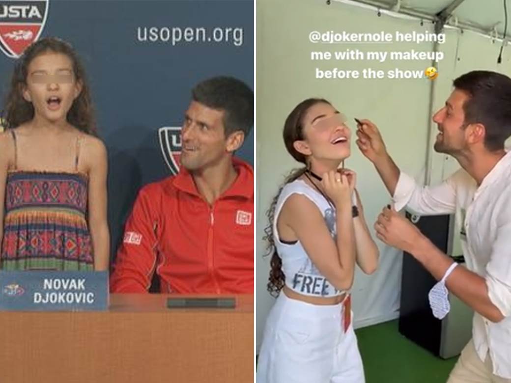  novak đoković zjevojčica zija us open 
