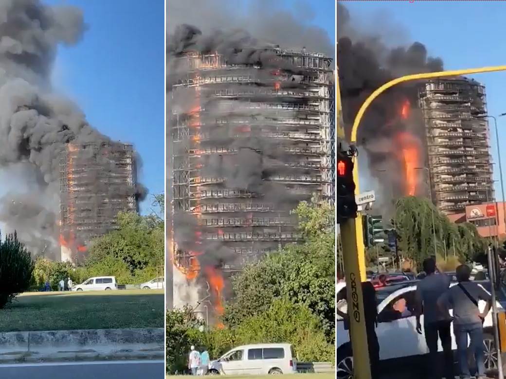  Veliki požar u Milanu: Zgrada izgorjela kao šibica, vatrogasci ne uspijevaju da savladaju vatrenu stihiju (VIDEO) 