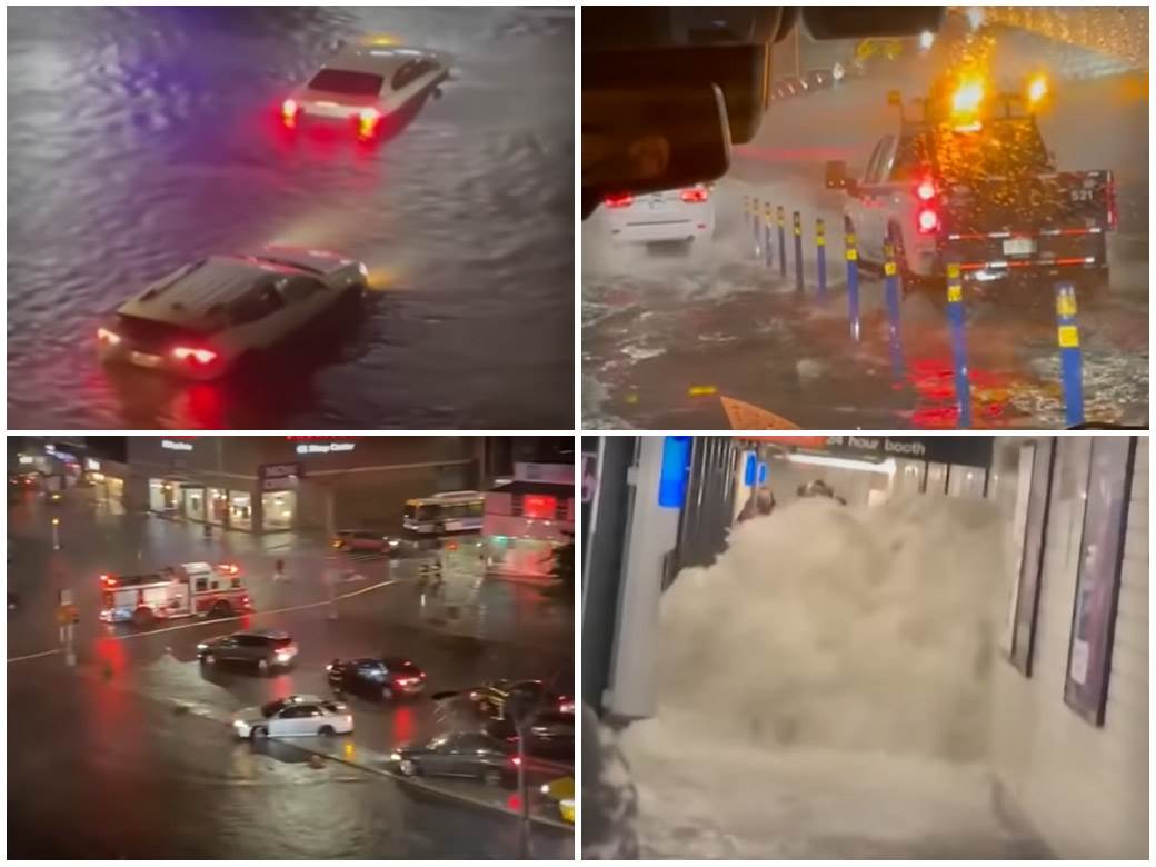  Vanredno stanje u Njujorku: 9 mrtvih u bujičnim poplavama u centru grada, scene katastrofe u metrou i na ulicama (FOTO) 