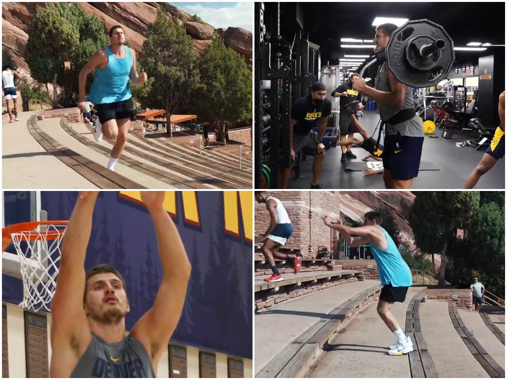  nikola jokić trening u teretani denver objavio snimke 