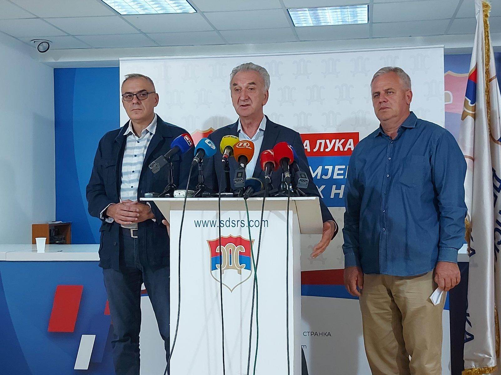  Sjednica Predsjedništva SDS sastanak sa Šmitom 