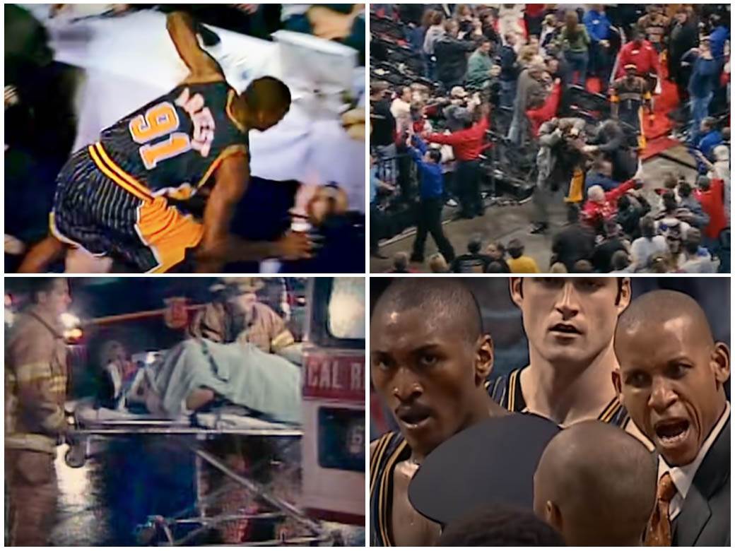   tuča koja je promijenila nba ligu ron artest redži miler džermejn o nil 