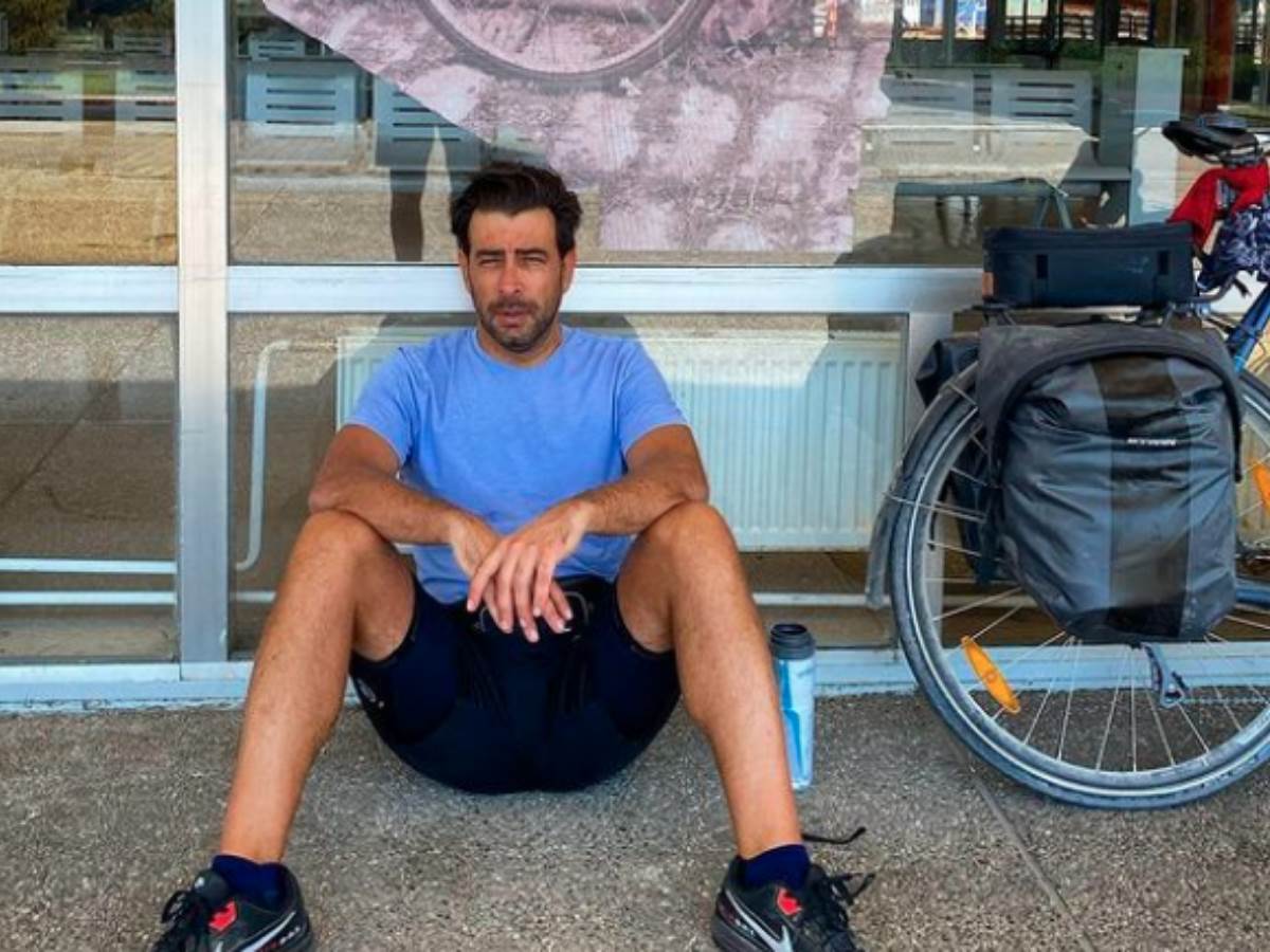  Hrvatski glumac iz Zagreba biciklom stigao u Beograd, putovao četiri dana (FOTO) 