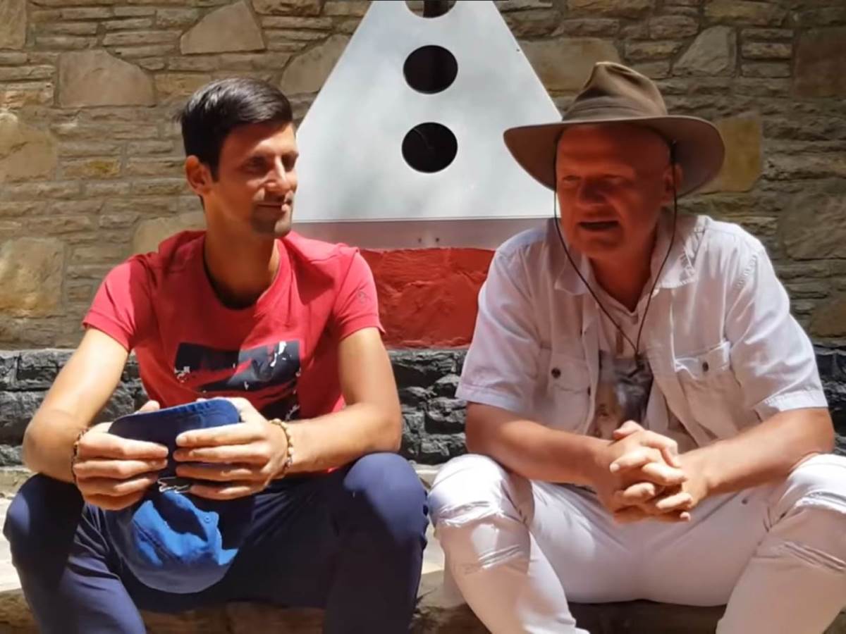  đoković u posjeti piramidama u visokom septembar 2021  