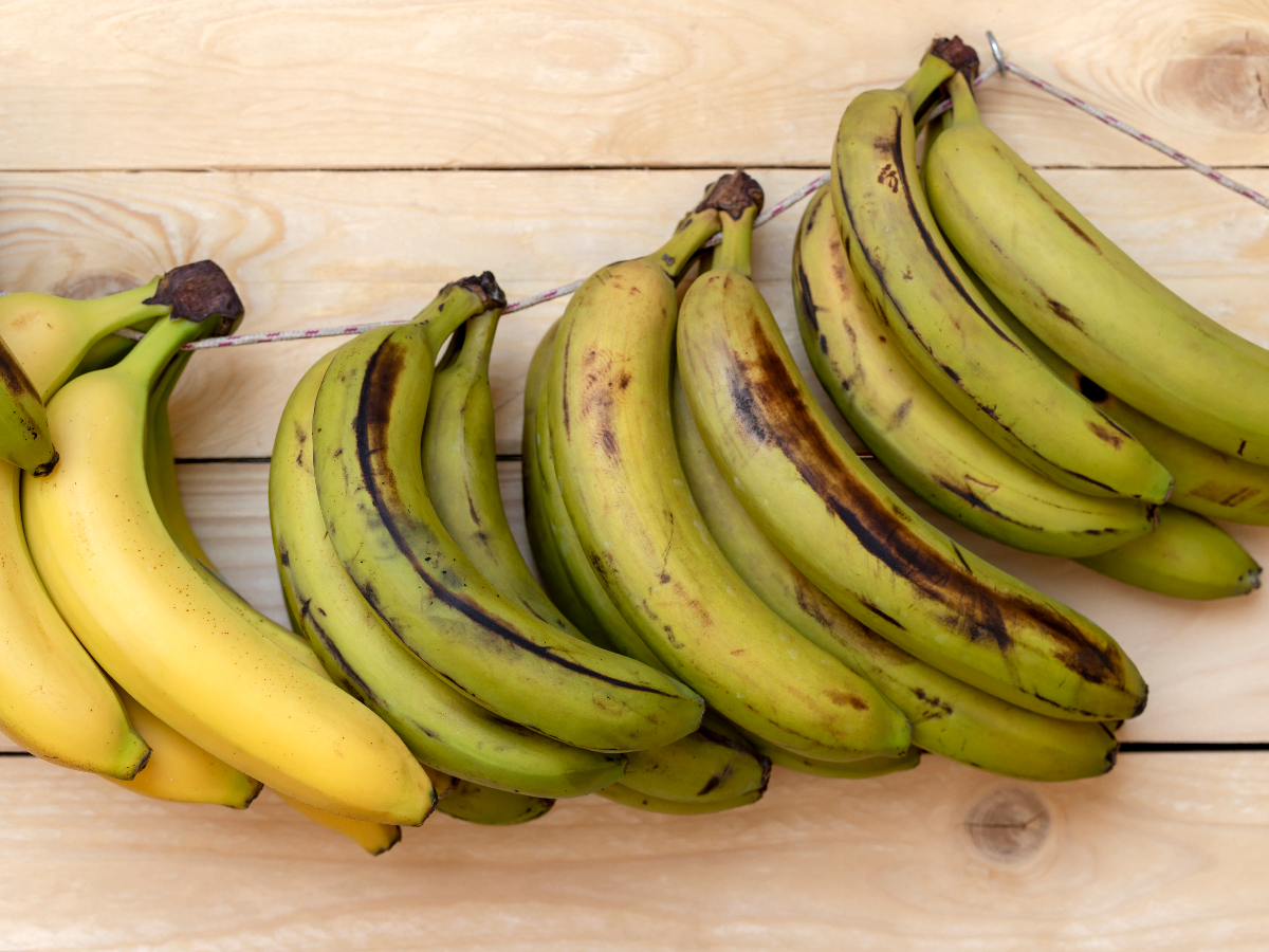  Razlike između zelenih zrelih i prezrelih banana  