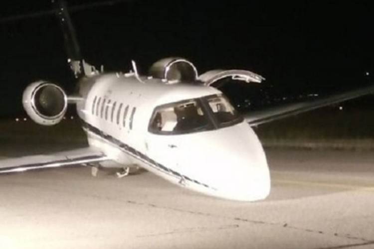  Oštećen avion Vlade Crne Gore 