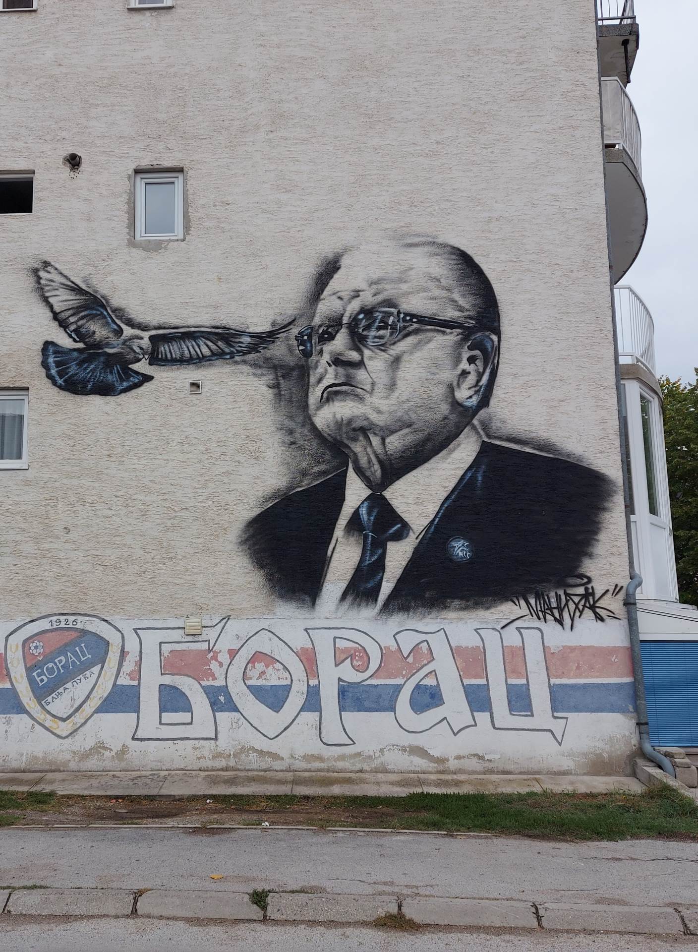  dušan ivković mural lauš banja luka  