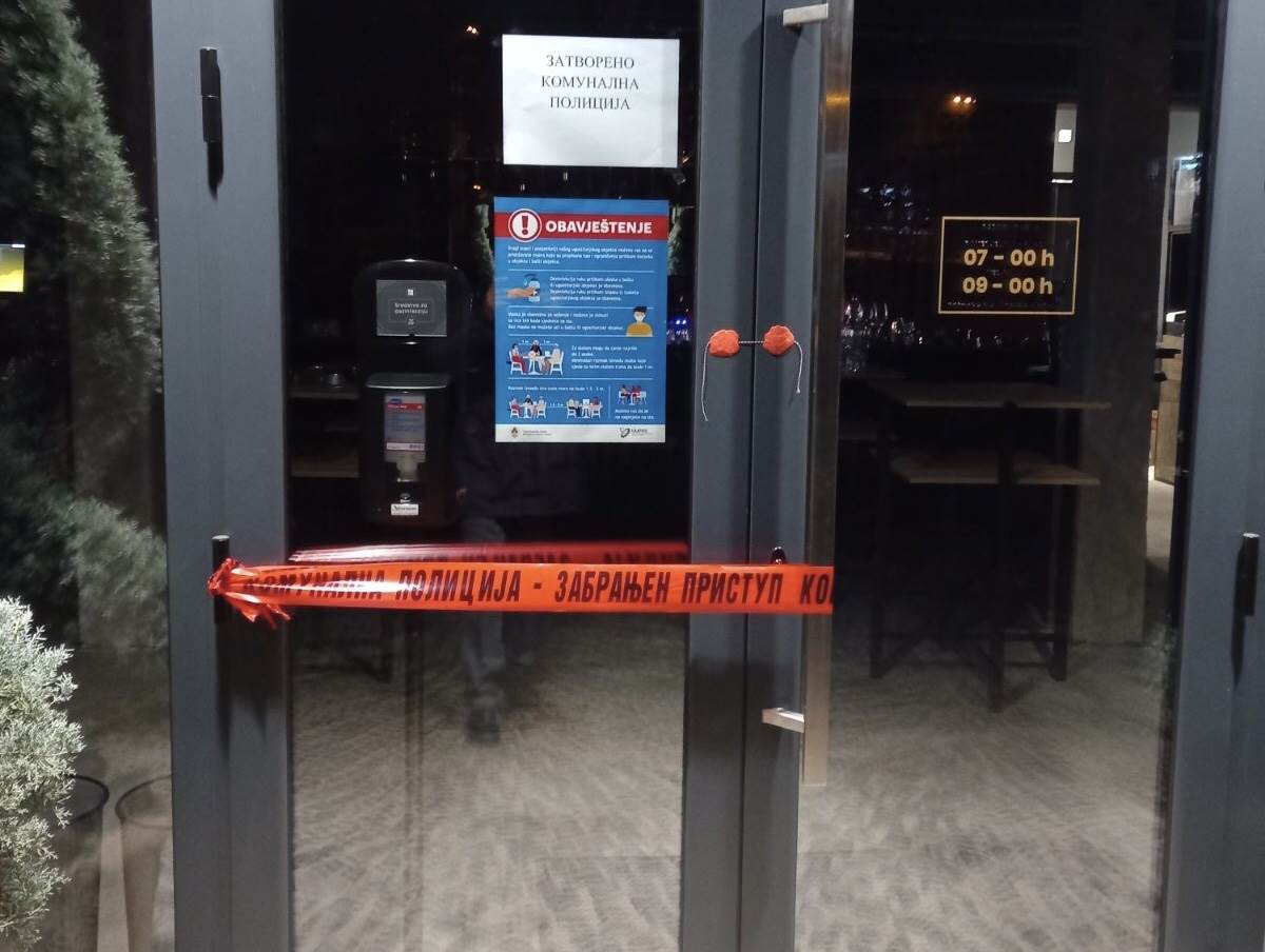  Kontrola u centru Banjaluke: Komunalna policija zatvorila dva ugostiteljska objekta 