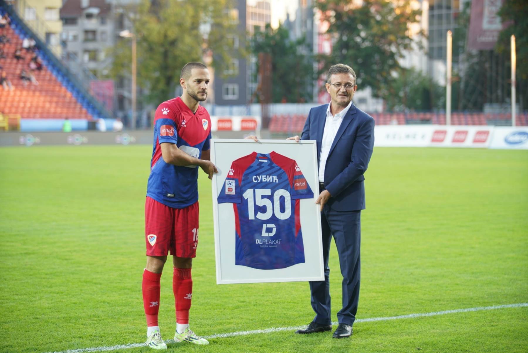 Borac - Željezničar, Aleksandar Subić 150 