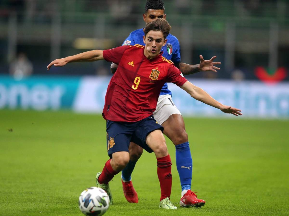  liga nacija italija španija gavi  