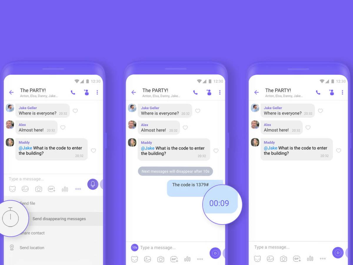  Viber nestajuće poruke grupni čet 