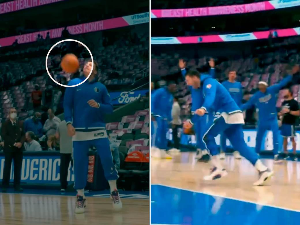  luka dončić daje koš ramenom 