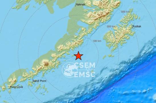  Jak zemljotres pogodio Aljasku 