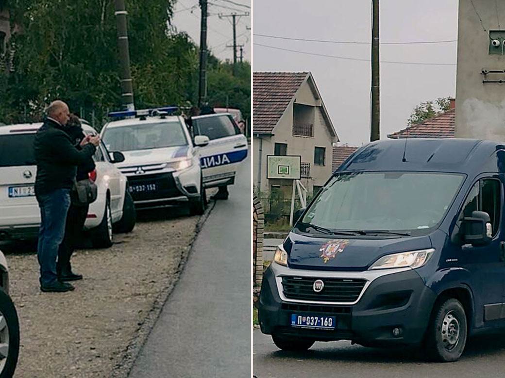 Policijska akcija kod Aleksinca: Marice i džipovi svuda po ulicama - ubica Đokića u selu?! (FOTO) 
