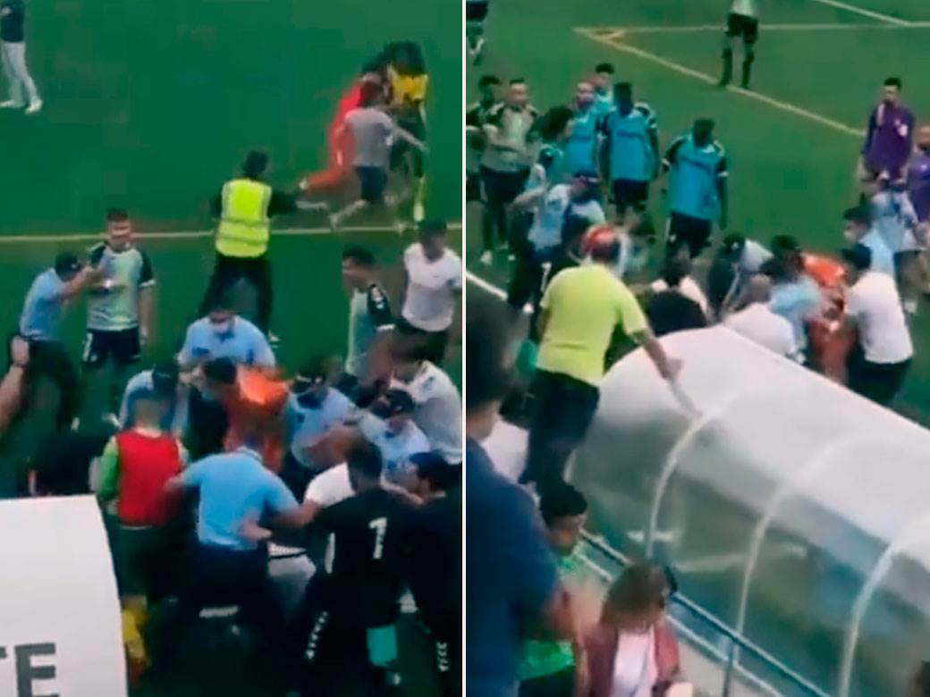  Haos na fudbalskoj utakmici u Portugalu 