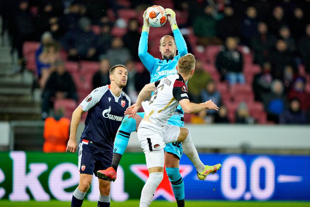  mitjiland - crvena zvezda 1:1 liga evrope 