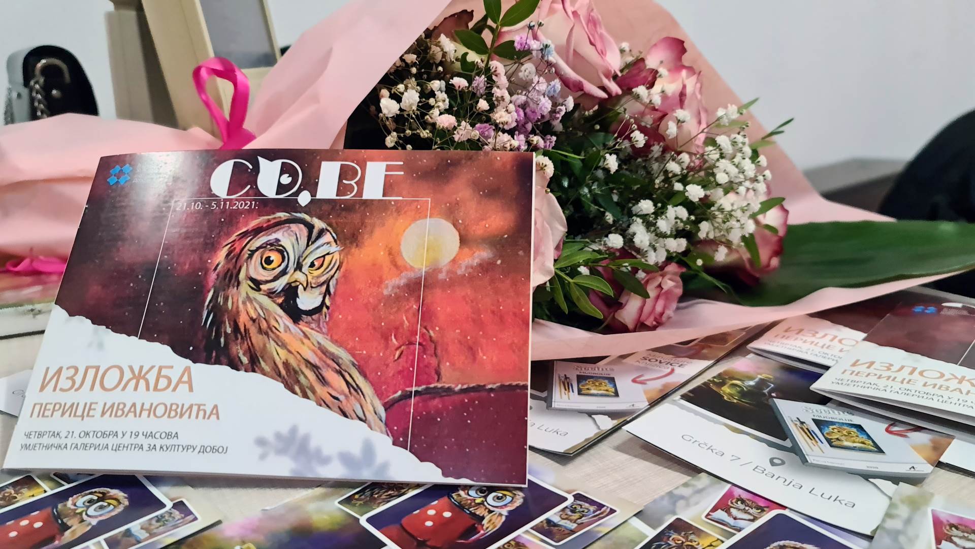  Perica Ivanović izložba "Sove" 