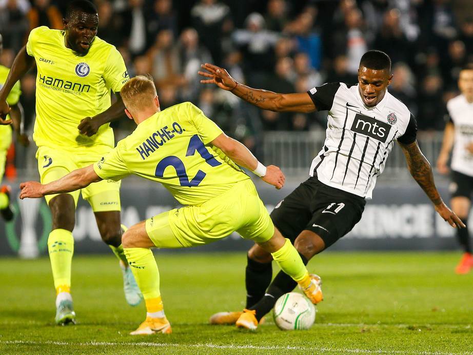  partizan gent 0:1 konferencijska liga 