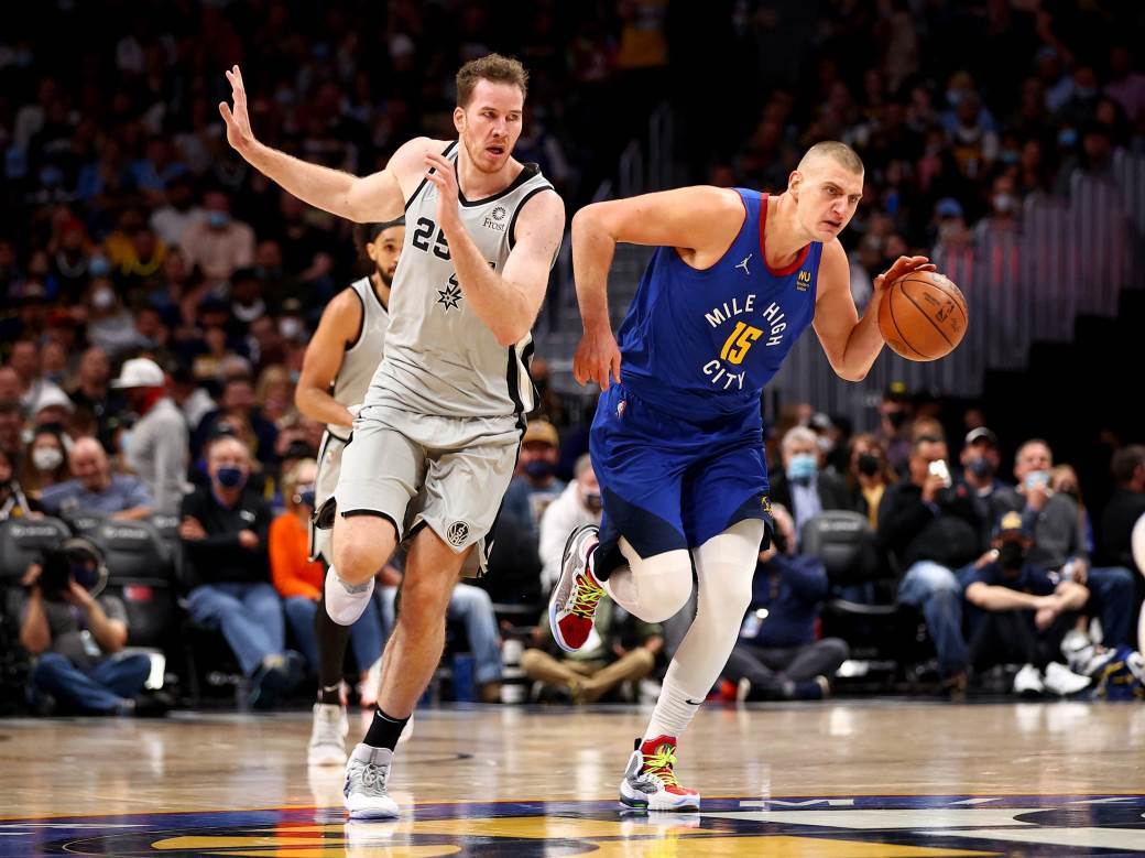 nikola jokić denver san antonio sjajna partija  