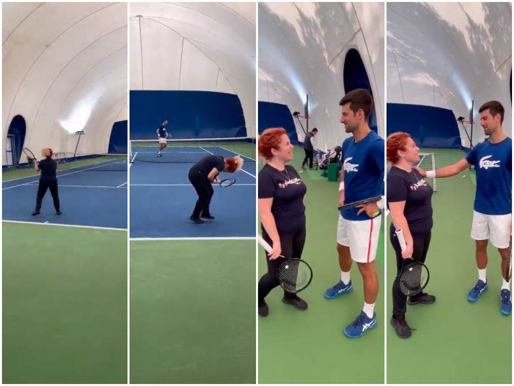  navijačica džuli igrala tenis sa đokovićem 