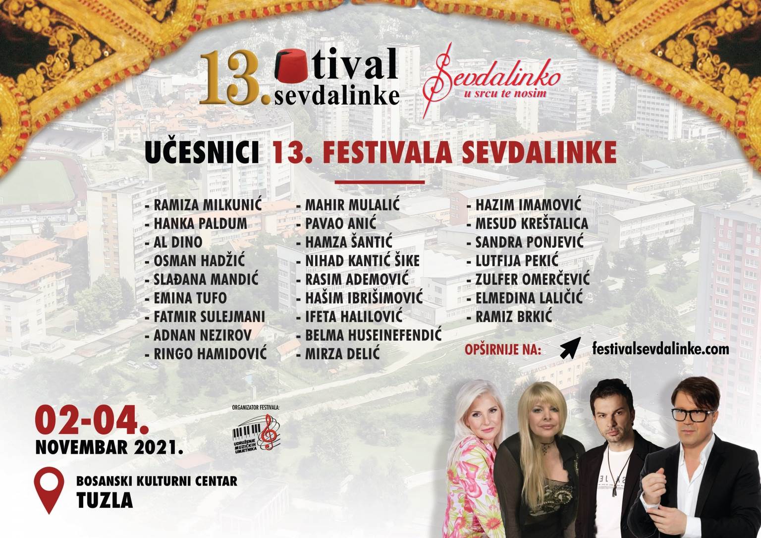  Evo ko su učesnici 13. Festivala sevdalinke u Tuzli 
