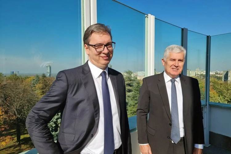  Čović se sreo sa Vučićem u Beogradu 