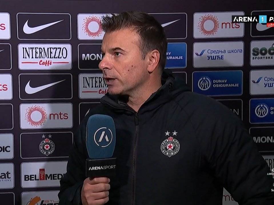  aleksandar stanojević srećan zbog nove pobjede partizana 