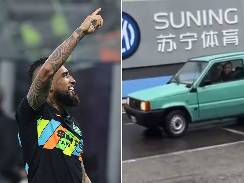  arturo vidal vozi fijat pandu 