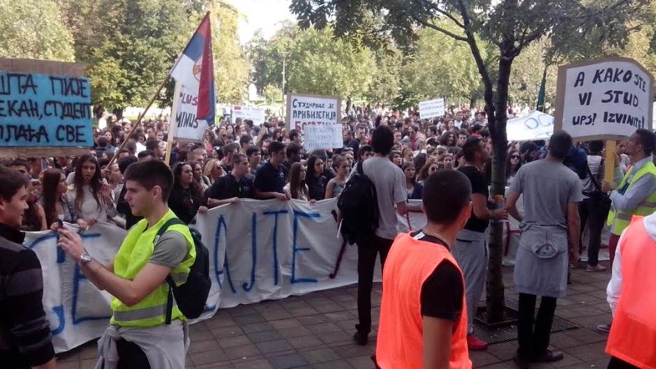  Nisu ispunjeni zahtevi studenata u Srbiji 