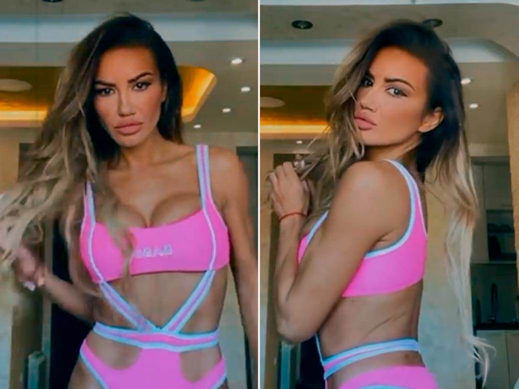  Stala na štikle i okrenula golu zadnjicu kameri: Bivša modelsica u 42. godini grmi kako izgleda (FOTO) 