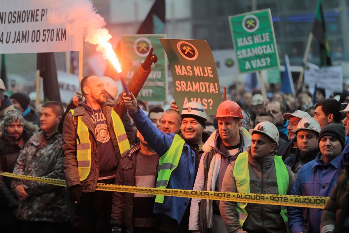  Rudari u Sarajevu za 1. maj, traže svoja prava 