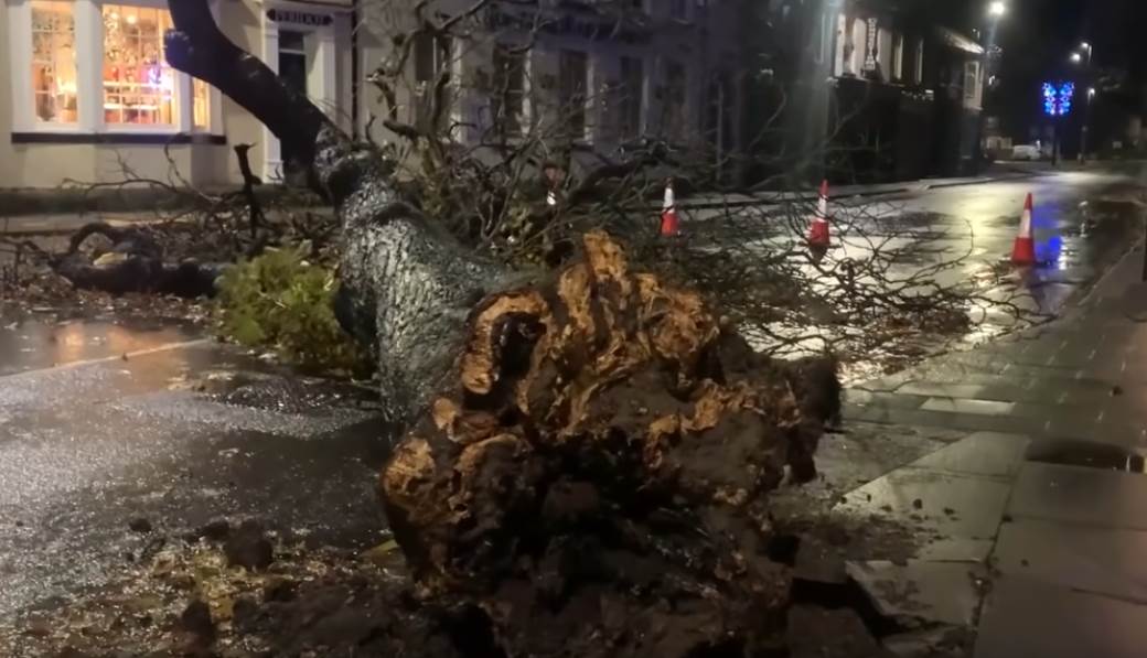  Ledena oluja "Arven" pogodila Britaniju: Čupa drveće iz korijena, izdato crveno upozorenje za opasnost (VIDEO) 