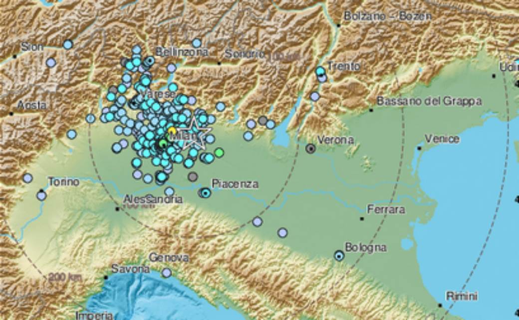  Zemljotres u Italiji: Treslo se tlo u Milanu i Bergamu! 