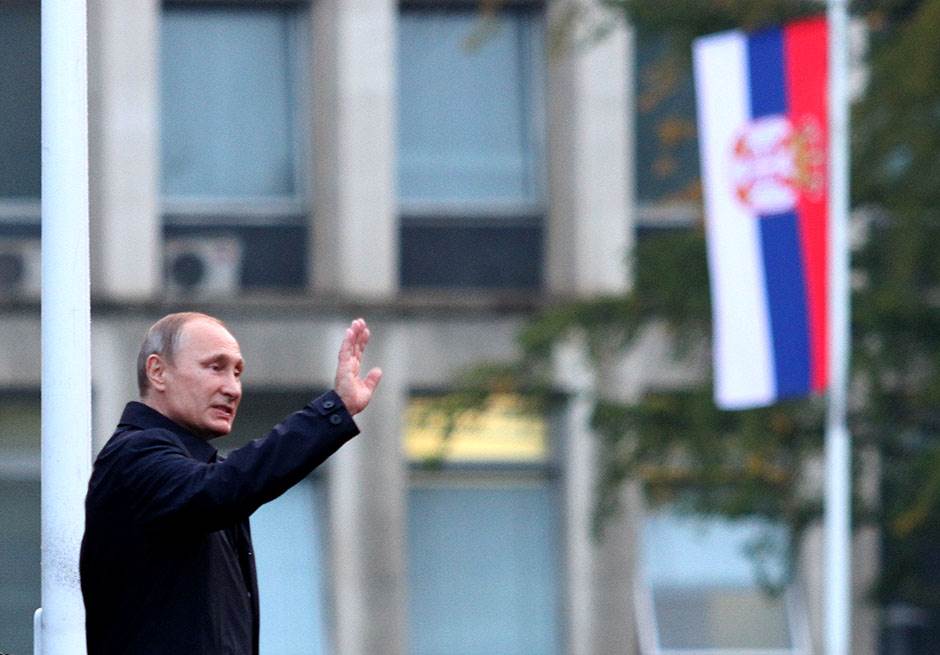  Beograd u bojama Rusije, stiže Putin! (FOTO) 