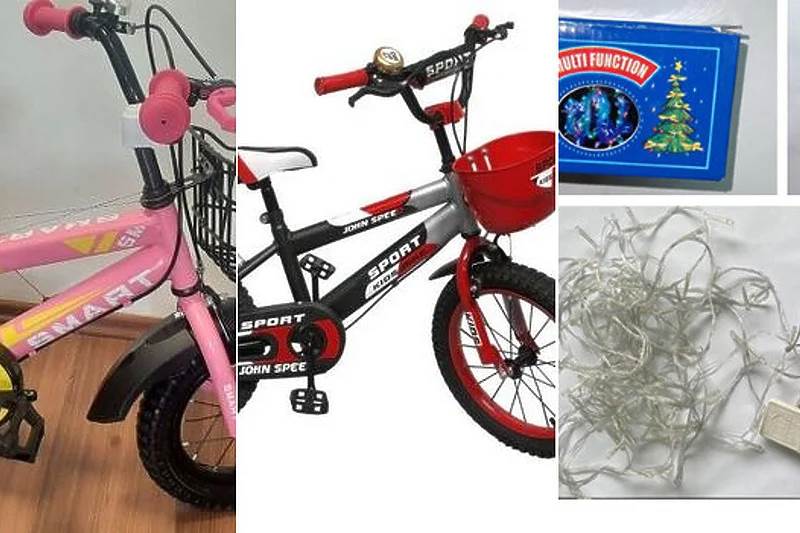  Sa tržišta povučene dvije vrste dječijih bicikala i novogodišnje lampice 