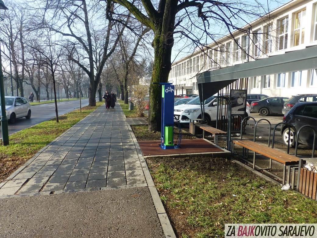  stanice i parking za popravku bicikla Sarajevo 