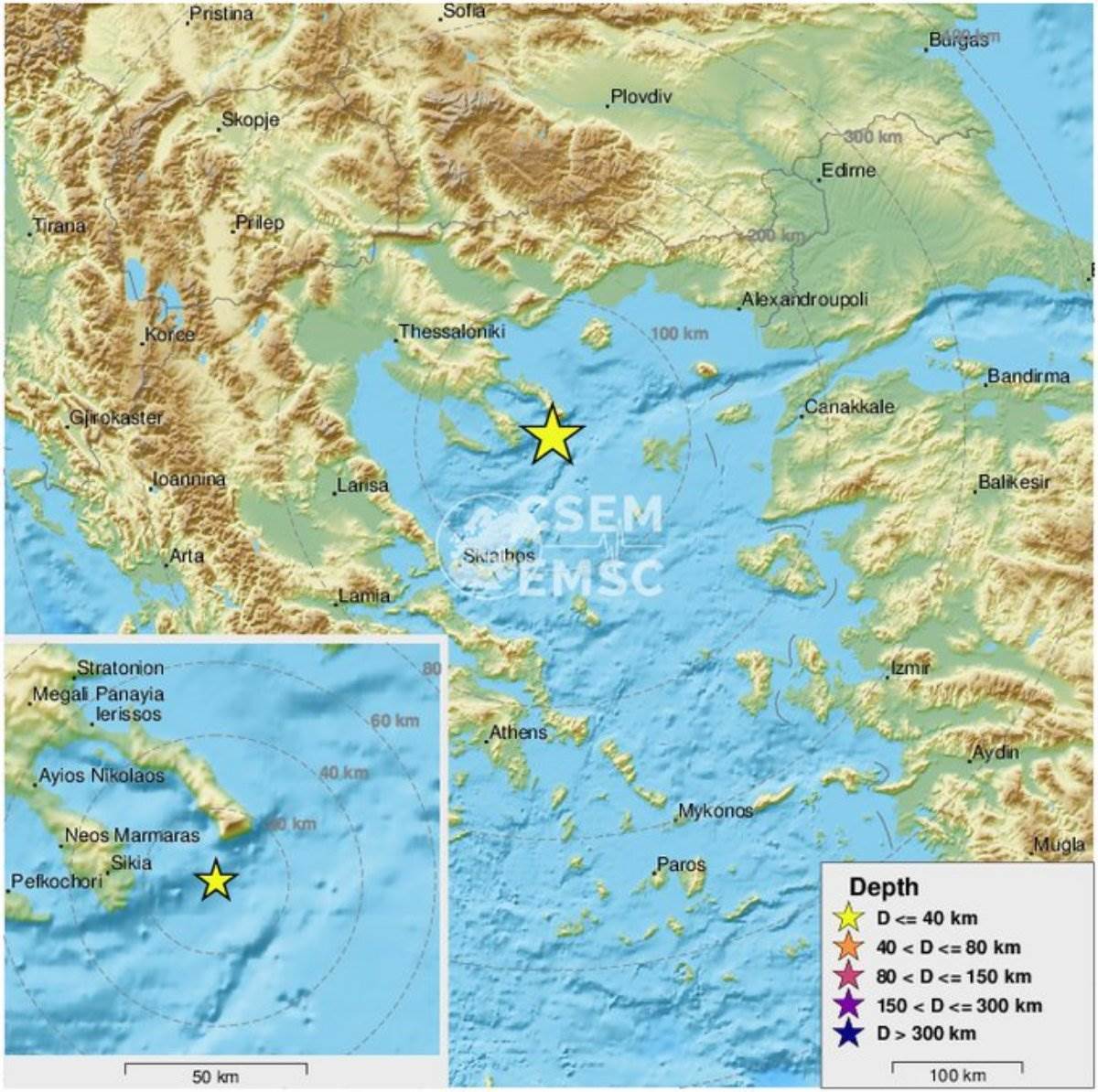  Zemljotres pogodio Svetu Goru, treslo se i u Atini 