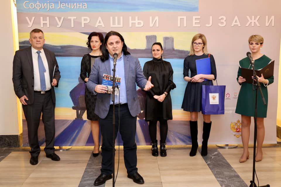 Izložba ruske akademske slikarke Sofije Ječine otvorena u Banskom dvoru 