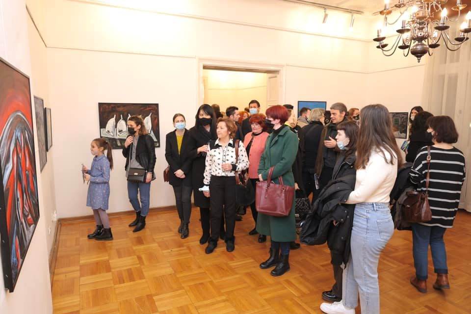  Izložba ruske akademske slikarke Sofije Ječine otvorena u Banskom dvoru 