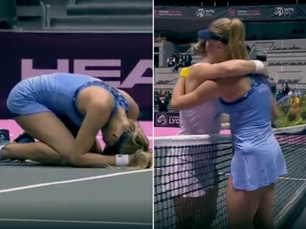  teniserka iz ukrajine zaplakala poslije pobjede 