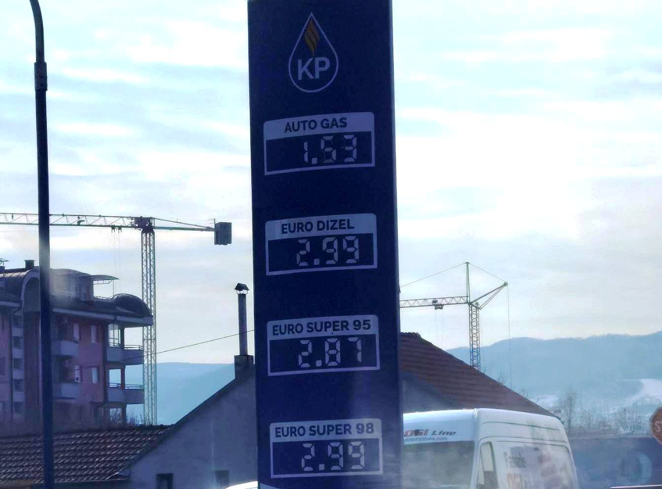  Cijena goriva u Banjaluci i RS 
