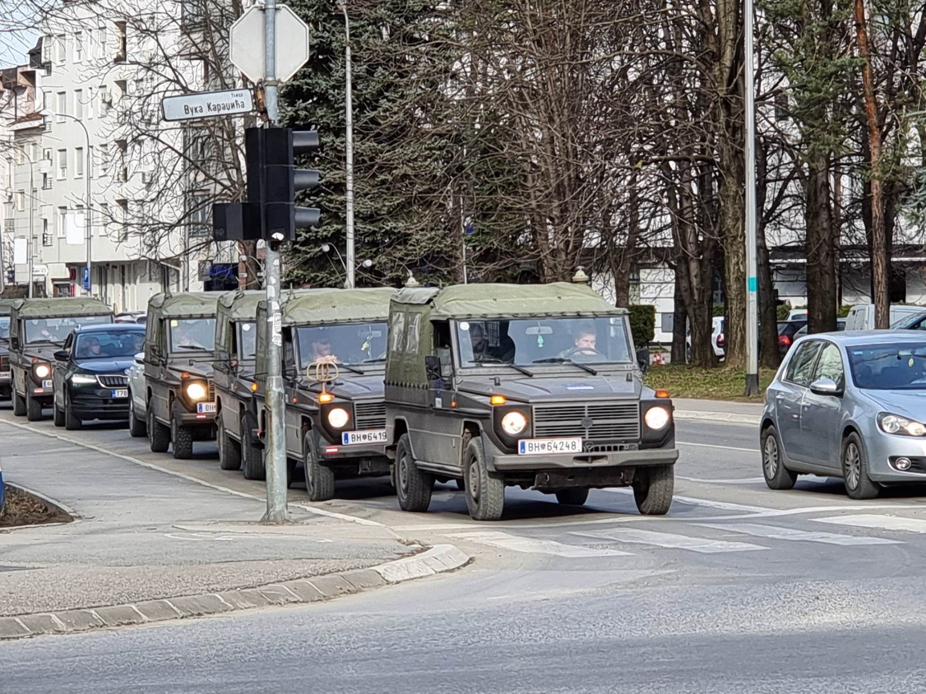  Više vozila EUFOR-a narednih dana na ulicama širom BiH 