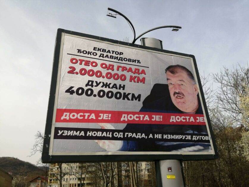 bilbord đoko ekvator u banjaluci | Info | Društvo